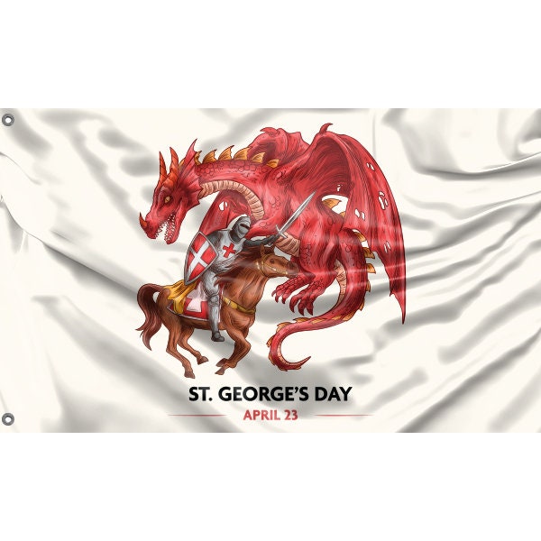 St. George's Day Flag - Flag Republic