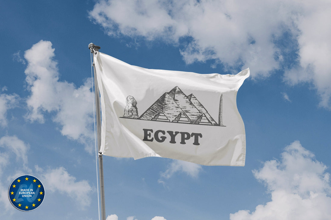 Egypt Minimalistic Draw Flag