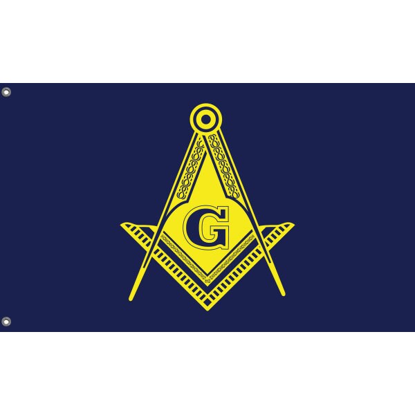 Blue Masonic Flag