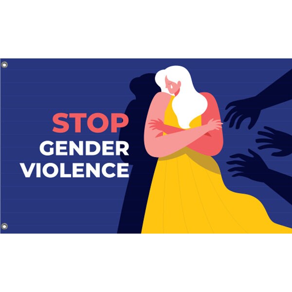 Stop Gender Violence Flag - Flag Republic