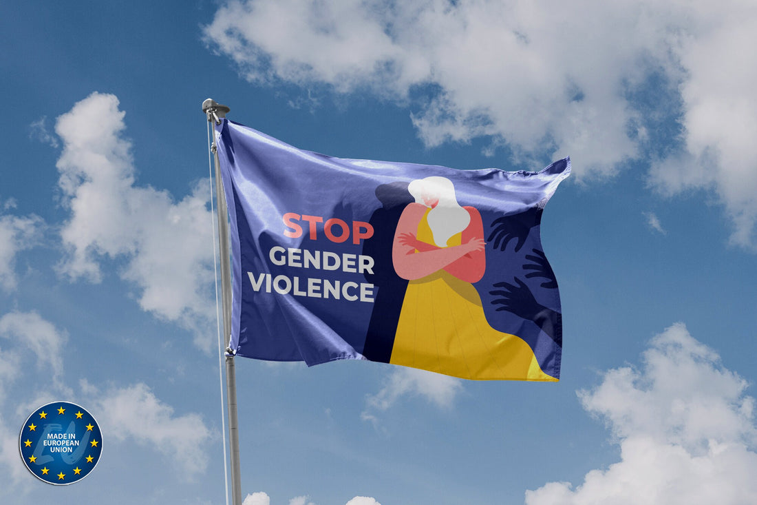 Stop Gender Violence Flag - Flag Republic