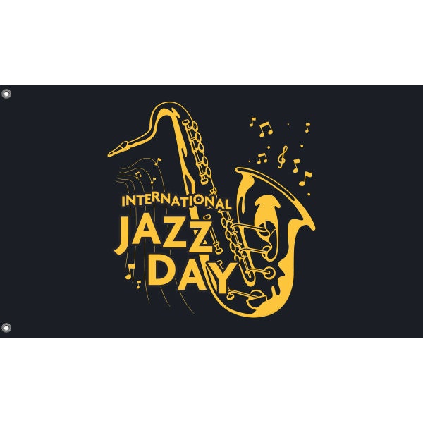 International Jazz Day Flag - Flag Republic