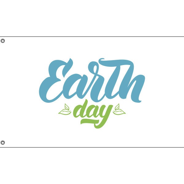 Minimalistic Earth Day Flag