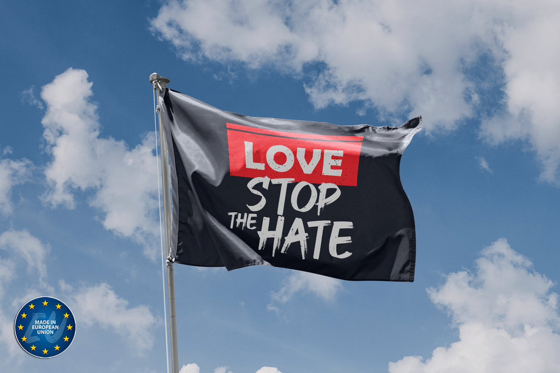 Love Stop The Hate Flag - Flag Republic