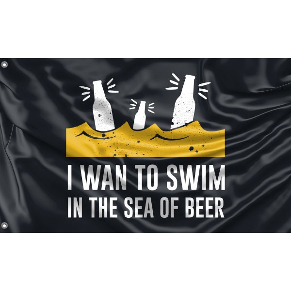 Sea Of Beer Flag