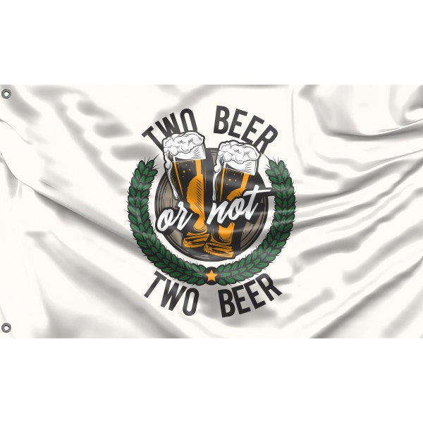 Two Beer Sign Flag - Flag Republic