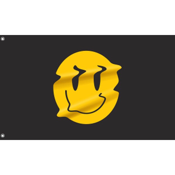 Wrinkle Smiley Face Flag - Flag Republic