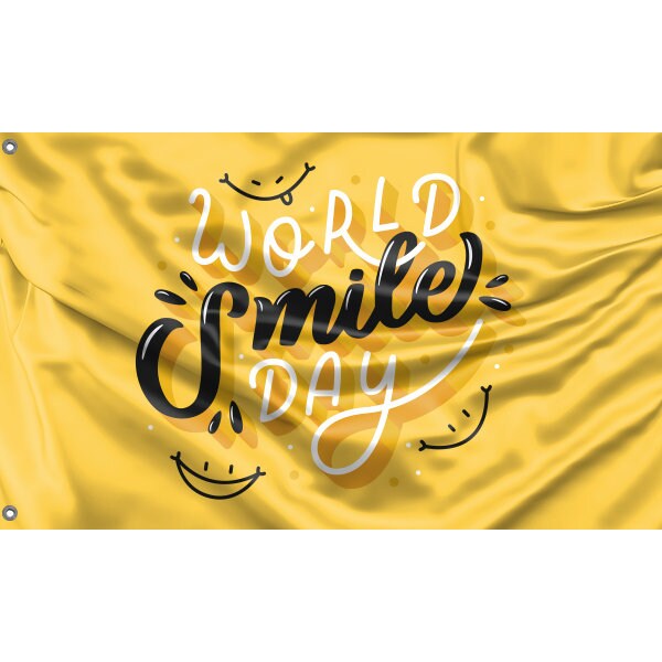 World Smile Day Flag