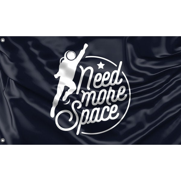 Need More Space Dark Flag - Flag Republic