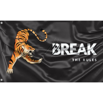 Break The Rules Tiger Flag