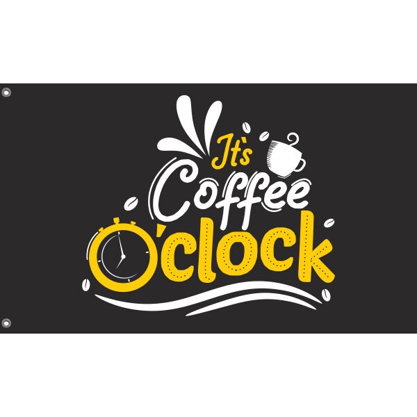 Coffee O'Clock Flag