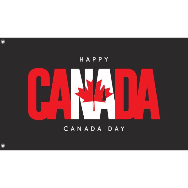 Happy Canada Day Flag - Flag Republic