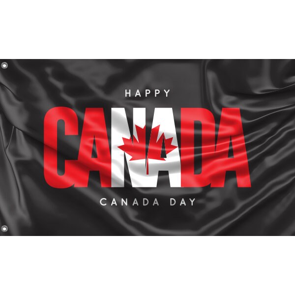 Happy Canada Day Flag - Flag Republic