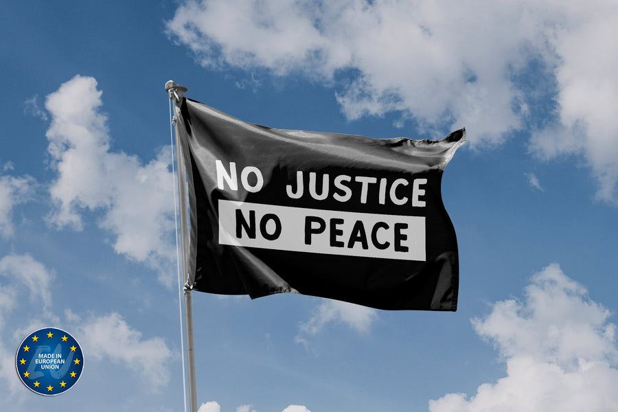 No Justice, No Peace Flag - Flag Republic