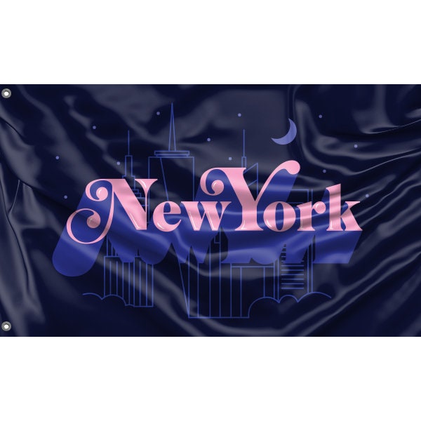 New York Illustration Flag