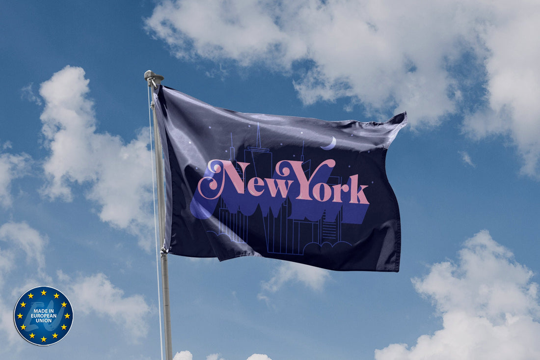 New York Illustration Flag