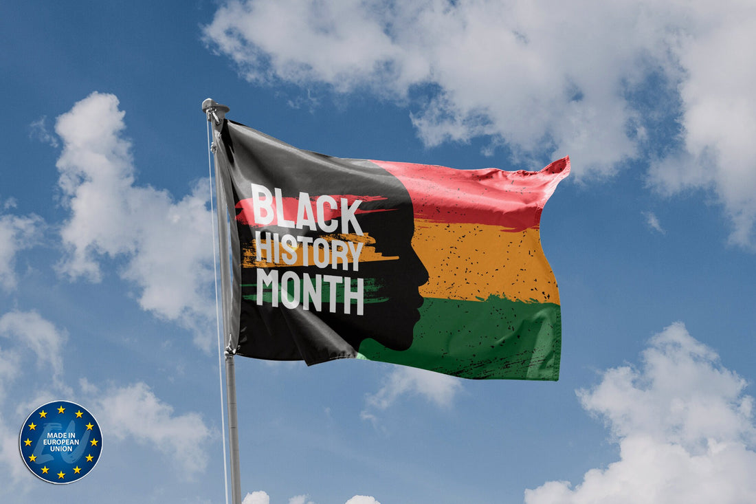 Black History Month Face Flag - Flag Republic