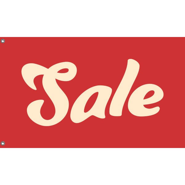 Big Sale Sign Flag