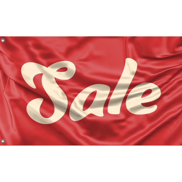 Big Sale Sign Flag