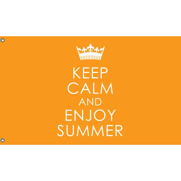 Keep Calm And Enjoy Summer Flag - Flag Republic