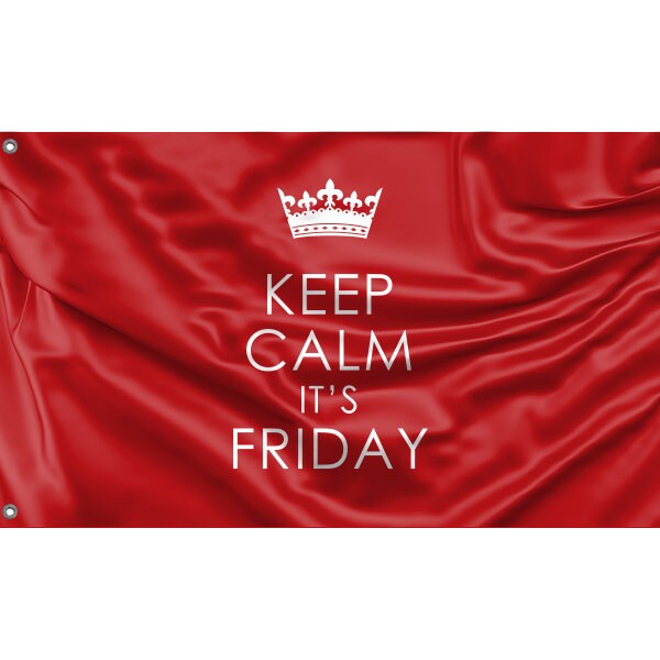 Keep Calm It's Friday Flag