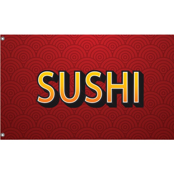 Sushi Sign Flag - Flag Republic