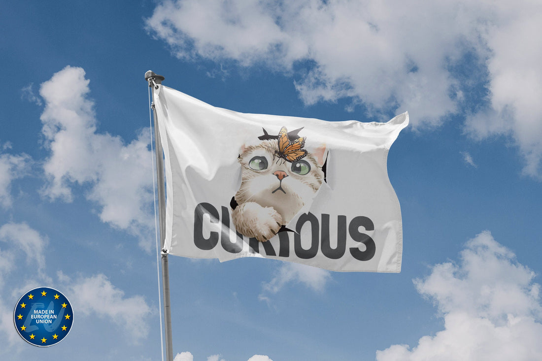 Curious Cat Flag - Flag Republic