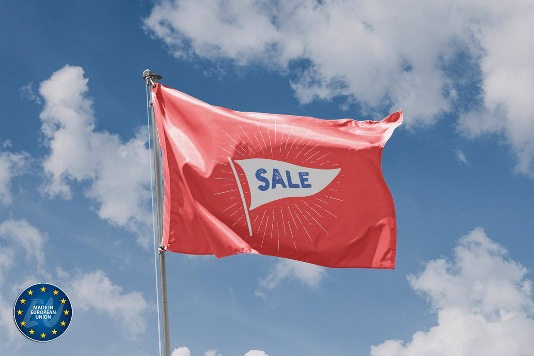 Red Sale Flag - Flag Republic