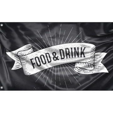 Food And Drink Ribbon Flag