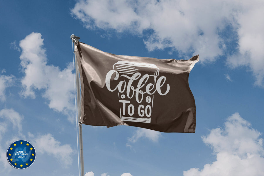 Coffee To Go Dark Flag