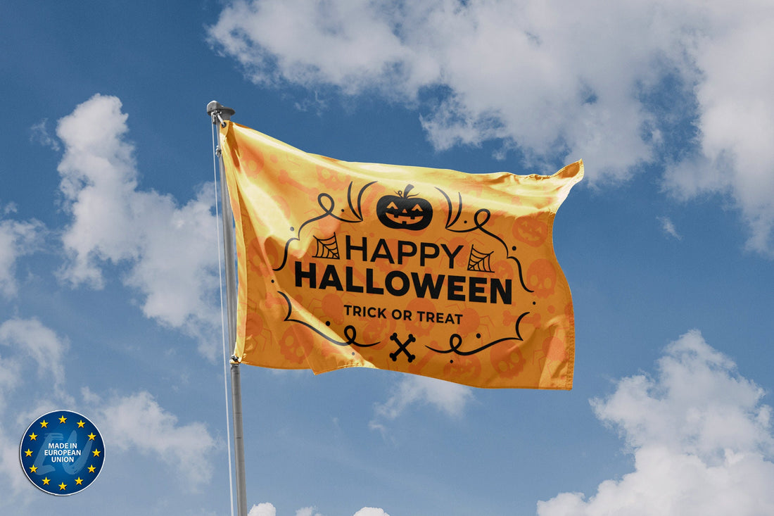 Happy Halloween Trick Or Treat Flag