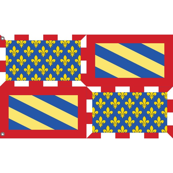 Ancient Flag Of Burgundy