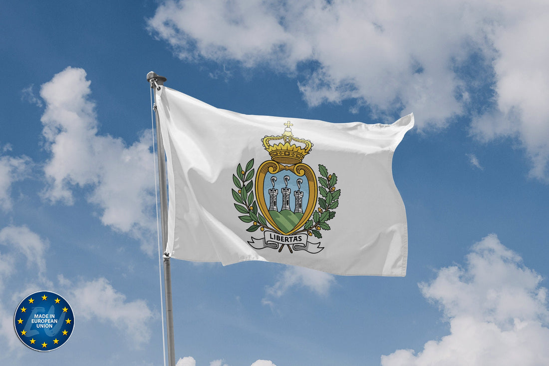 San Marino National Emblem Flag