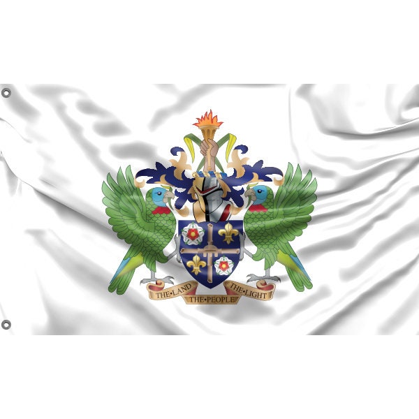 Saint Lucia National Emblem Flag