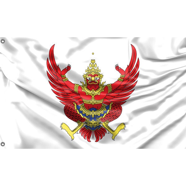 Thailand National Emblem Flag