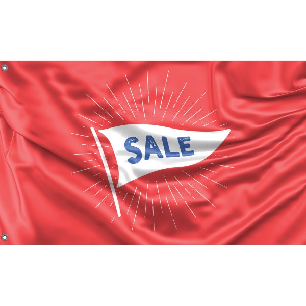 Red Sale Flag - Flag Republic