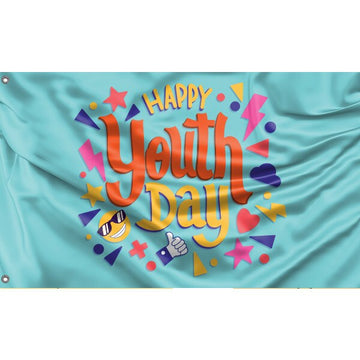 Happy Youth Day Flag