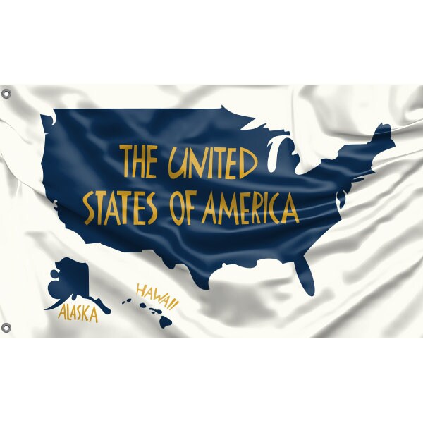 USA Hawaii Alaska Flag - Flag Republic