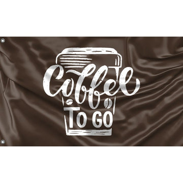 Coffee To Go Dark Flag