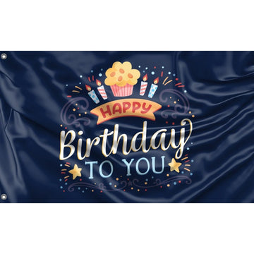 Happy Birthday To You Sign Flag