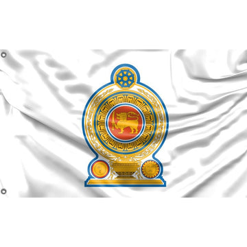 Sri Lanka National Emblem Flag