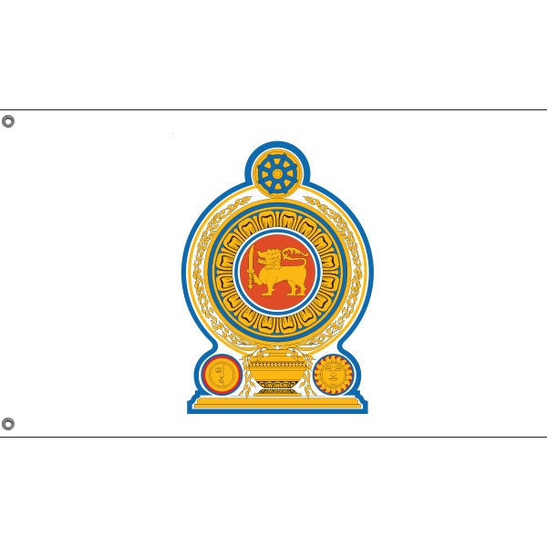 Sri Lanka National Emblem Flag