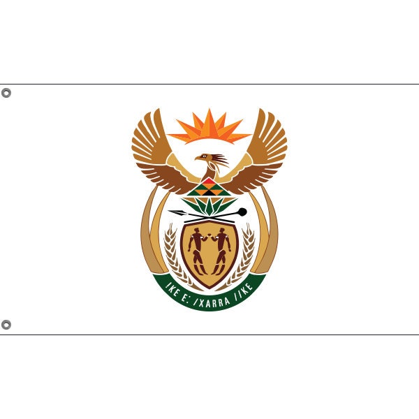 South Africa National Emblem Flag - Flag Republic