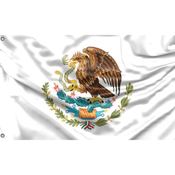 Mexico National Emblem Flag