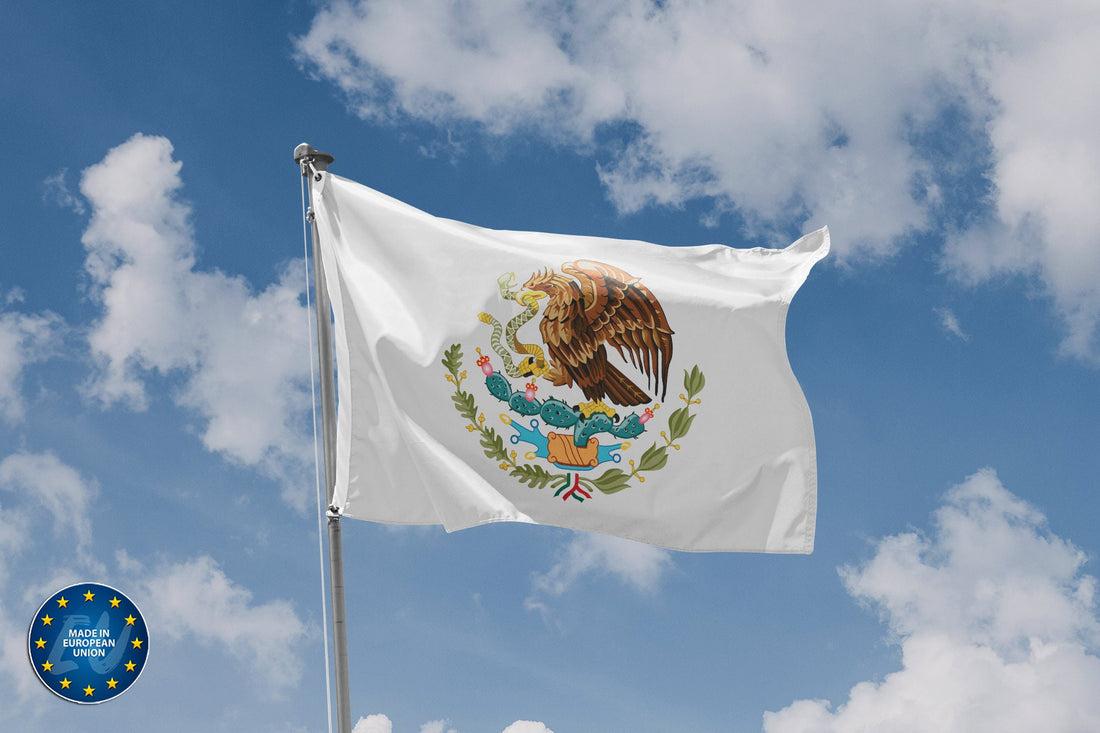 Mexico National Emblem Flag