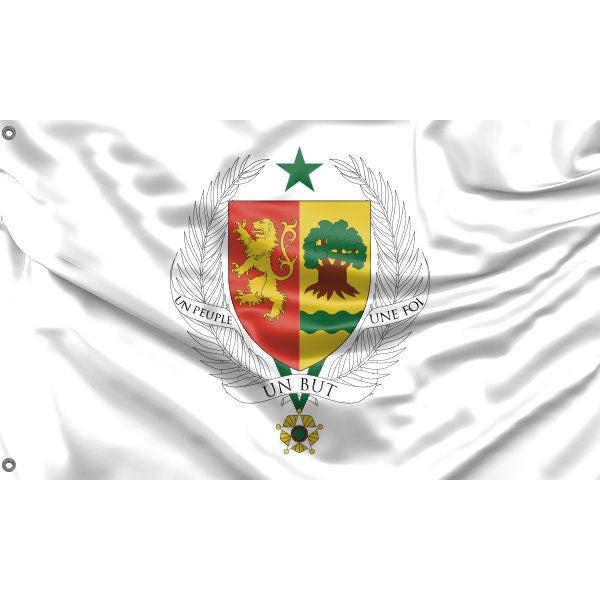 Senegal National Emblem Flag