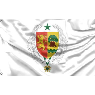 Senegal National Emblem Flag