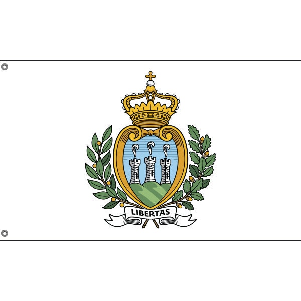 San Marino National Emblem Flag