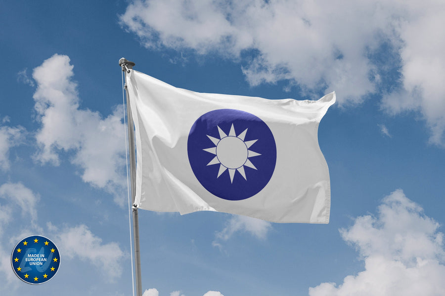 Taiwan National Emblem Flag