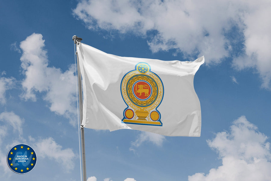 Sri Lanka National Emblem Flag